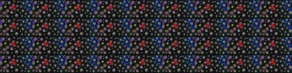 Renkli çiçekli ve yapraklı harika bir çiçek deseni çizmişsin. Moda baskıları için zarif bir şablon. Modern çiçek arkaplanı. Halk stili.