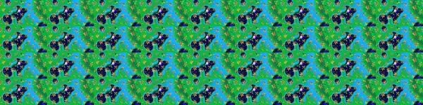 Çiçek desenli raster, çizgi grafik desenli soyut raster arkaplan. Modern stil dokusu.