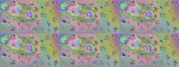 Tarafsız ve yeşil renklerde çiçekler. Tekstil ve kapak tasarımı için mükemmel. Doodle tarzı. Renkli nötr ve yeşil çizim kalıbı. Elle çizilmiş sonbahar çiçeği deseni..