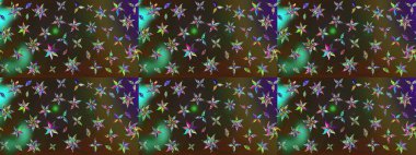 Tekstil veya kitap kapakları, imalat, duvar kağıtları, baskı, hediye paketi ve yapıştırma kitabı için çiçek eskizi geçmişi. Küçük çaplı çiçeklerdeki basit şirin desenler. Raster illüstrasyonu.