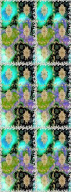 Kusursuz raster arka plan. Kahverengi ve bej renklerde altın elementler. Şık bir grafik desen. Duvar kâğıdı barok, İspanyol kumaşı. Çiçek deseni.