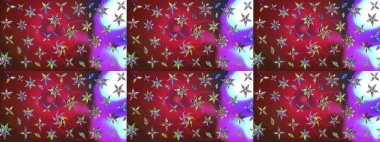 Raster deseni. Küçük çiçekte güzel bir çiçek deseni var. Çiçekli çiçek deseni, suluboya..