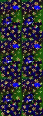 Küçük çiçeklerdeki oldukça eski bir besin torbası deseni. Tekstil, kumaş, kapaklar, duvar kağıtları, baskı, paket, koleksiyon defteri, örgü, dekupaj için çiçek arkaplanı..