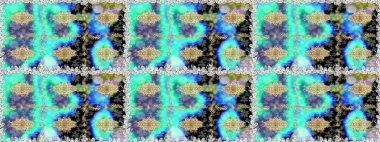 Kusursuz raster arka plan. Çiçek deseni. Kahverengi ve bej renklerde altın elementler. Duvar kâğıdı barok, İspanyol kumaşı. Şekil grafik deseni.