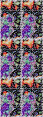 Renkli Bahar Temalı Kusursuz Arkaplan. Kusursuz bir mahsul. Raster Şirin kumaş deseni. Düz Çiçek Elementleri Tasarımı.