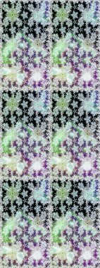 Kusursuz Chichi kumaş deseni. Renkli Bahar Temalı Kusursuz Arkaplan. Raster illüstrasyonu. Çiçek deseni. Düz Çiçek Elementleri Tasarımı.