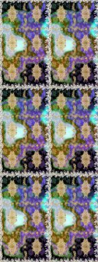 Duvar kâğıdı barok, İspanyol kumaşı. Çiçek deseni. Kahverengi ve bej renklerde altın elementler. Şık bir grafik desen. Kusursuz raster arkaplanı.