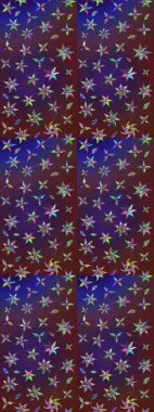 Çiçek arkaplanlı soyut zarafet eskiz deseni. Raster Güzel kumaş deseni.