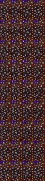 Motley illüstrasyonu. Çiçekli yaz çiçekleri. Robot resim. Moda baskıları için zarif bir şablon. Küçük renkli çiçekler. Küçük çiçekte şirin desenler.