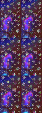 Raster Güzel kumaş deseni. Çiçek arkaplan ile soyut zarafet çizim deseni.