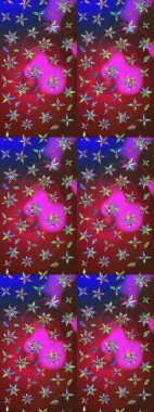 Çiçek arkaplanlı soyut zarafet eskiz deseni. Raster Güzel kumaş deseni.