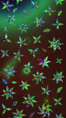 Raster çiçek izi. Çiçek eskiz deseni. Klasik taslak çizimi.