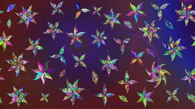 Raster Hip kumaş deseni. Eskiz Vintage Çiçek Deseni.