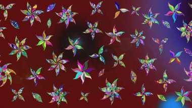 Çizim kalıbı. Organik motif arka planı. Raster illüstrasyonu. Ultraviyole kumaş deseni.