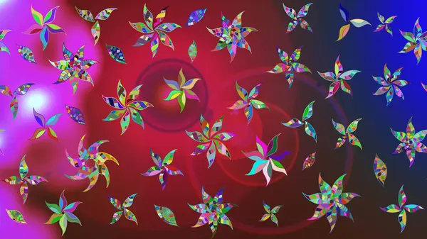 El çizimi Raster çizimi. Çizim çiçek deseni duvar kağıdı, web sitesi arka planı, ambalaj kağıdı, davetiye, broşür, afiş veya web sitesi için kullanılabilir. Karalama elementleri.