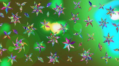 Renkli çiçekler. Çiçek desenli eskiz. Tişört baskısı için çiçek boyama rasteriName.