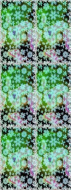 Blossoming background for printing on fabric, wallpaper and paper. Bright bouquets on a fashion grunge background. Cute seamless pattern with a small flower in a vintage style. Raster illustration.