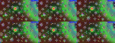 Fantezi çiçekli eskiz deseni, doğal duvar kağıdı, çiçek desenli kıvrım çizimi. Paisley el çizimi elementler. Ev dekoru.