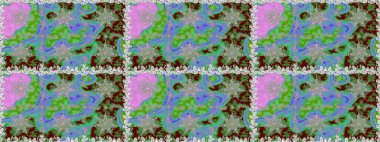 Çiçek deseni. Kahverengi ve bej renklerde altın elementler. Duvar kâğıdı barok, İspanyol kumaşı. Şık bir grafik desen. Kusursuz raster arkaplanı.