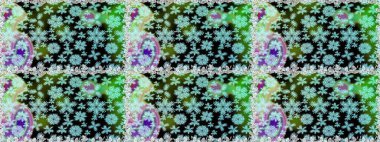 Suluboya desensiz çiçek buketi. Dekorasyon ve tasarım için güzel bir desen. Çiçeğin suluboya çizimlerinin mükemmel deseni. Moda baskısı. Ayarlanmış.