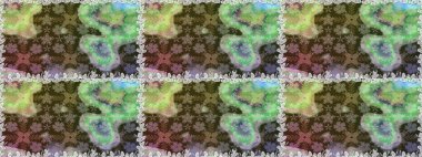 Raster hisseleri. Tarafsız ve gri çiçekler. Kusursuz bir arka plan modeli. Suluboya, elle çizilmiş.