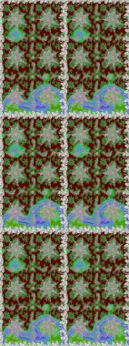 Çiçek deseni. Duvar kâğıdı barok, İspanyol kumaşı. Kahverengi ve bej renklerde altın elementler. Şık bir grafik desen. Kusursuz raster arkaplanı.