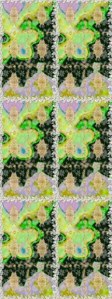 Duvar kâğıdı barok, İspanyol kumaşı. Kusursuz raster arka plan. Çiçek deseni. Kahverengi ve bej renklerde altın elementler. Şekil grafik deseni.