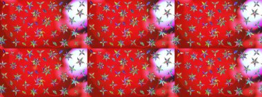 Raster deseni. Organik elementler. Botanik çizim kalıbı. Suluboya etkisi.