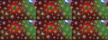 Renklere göre manzaralı çiçek deseni. Çiçek kompozisyonu, el boyası, hassas şablon. Üst manzara, yumuşak stil. Sevgililer günü ve tebrik kartı konsepti için şık bir davet.