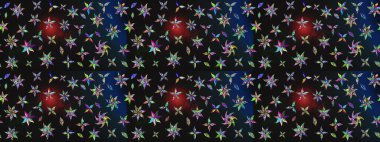 Suluboya çizim kalıbı. Çiçek izi. Suluboya tarzında renkler üzerine çiçekler.