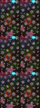 Raster Henna dövme stili. Kızılderili desenli desenli desenli şal deseni. Tekstil, tebrik kartı, boyama kitabı, telefon kılıfı baskısı için kullanılabilir. Etnik Mandala süsü.