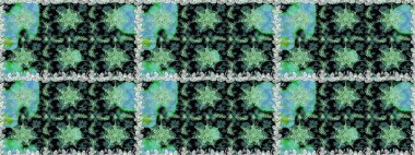 Duvar kâğıdı barok, İspanyol kumaşı. Kusursuz raster arka plan. Çiçek deseni. Şık bir grafik desen. Kahverengi ve bej renklerdeki altın elementler.