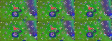 Çiçekli çiçek deseni, suluboya. Renkli çiçekler. Renkli Bahar Teması eskiz kalıbı. Düz Çiçek Elementleri Tasarımı. Raster illüstrasyonu.