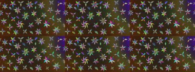 Çiçekli eskiz arkaplanı. Düz Çiçek Elementleri Tasarımı. Çocuk stili. Renkli Bahar Teması çizim şablonu.