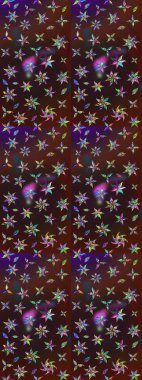 Güzel kumaş deseni. Bahar çiçekleriyle güzel bir çiçek deseni çizmişsin. Raster illüstrasyonu.