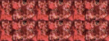 Kar taneleri tasarımı. Son moda kar taneleri ve elementler onun kartlarını gösteriyor. Retro tarzı doku, soyut kış elementleri. Muhteşem tasarım posteri, kapak, kahverengi, kırmızı ve pembe renkli kart tasarımı.