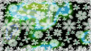 Tarafsız renklerde çiçekler. Küçük çiçekteki sevimli çiçek deseni. Raster illüstrasyonu.