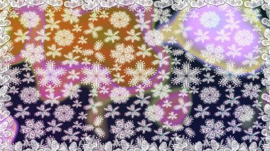 Süslü kumaş deseni. Düz Çiçek Elementleri Tasarımı. Raster illüstrasyonunda kusursuz çiçek deseni. Renkli Bahar Teması Kusursuz Arkaplan.