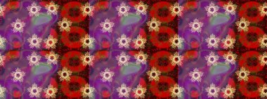 Geleneksel klasik süs. Arabesk ve çiçekli doğu raster desenleri. Arabesk ile klasik desen.