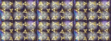 Kar taneleri izole edildi. Kar tanesi süsü Raster illüstrasyonu. Güzel süs eşyası. Gri, mor ve nötr renklerdeki kar tanesi süsü.