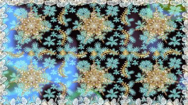 Altın elementlerle nötr renklerde altın desen. Klasik klasik klasik arka plan. Kusursuz klasik raster altın desenli. Geleneksel oryantasyon süsü.