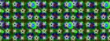 Renkli elementlerle Raster ilginç desen.