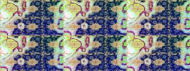 Altın antika ortaçağ dekoratifi, yapraklar ve mavi renkli altın desenli süslemeleri olan bir Raster. Kraliyet lüksü, altın barok kumaş rengi..