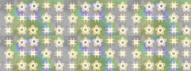 Çiçek izi. Suluboya çizim kalıbı. Suluboya tarzında nötr renkler üzerine çiçekler.