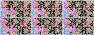 Klasik barok çiçekli, nötr yerine altın desenli. Lüks, kraliyet ve Viktorya dönemi konsepti. Tarafsız renklerde altın element. Süslü raster dekorasyonu.