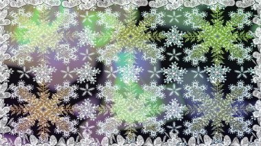 Raster illüstrasyonu. Gri renklerde ve altın elementlerle klasik, pürüzsüz desen.