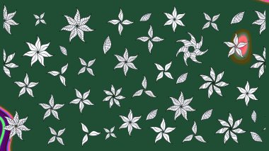 Karalama çiçeği. Raster illüstrasyonu. Güzel kumaş deseni. Düz Çiçek Elementleri Tasarımı. Renkli Bahar Teması eskiz kalıbı. Zentangle soyut çiçekleri.