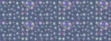 Raster 'ın taze dokusu. Paketleme, tekstil, duvar kâğıdı için çiçek eskizi. Klasik çiçek desenli. Yumuşak fayans. Yumuşak pamuk tasarımı.