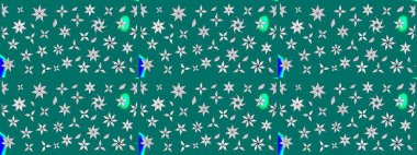 Vadinin mavi renkli çiçekleri. Raster çiçek desenleri çiziyor..