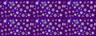 Şatafatlı bahar bahçesi dokusu. Mor renkli çiçek çizimi. Mor renkli çiçekler. Raster illüstrasyonu. Çiçek deseni.